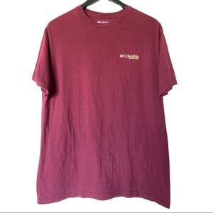 Columbia PFG Maroon Short Sleeve T-shirt